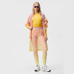 J.Lindeberg妇女Zena印刷紧身裤 - 狮子座反射日落