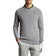Lyle & Scott Merino Grid Texture v Neck Jumper -Pebble