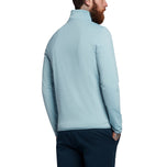 Lyle & Scott Tonal Eagle Tech 1/4 Zip Midlayer -Blue Shore