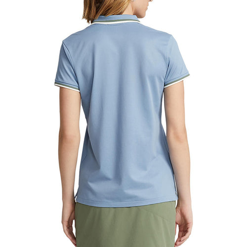 RLX Ralph Lauren 여성용 투어 피케 골프 셔츠 - 채널 블루