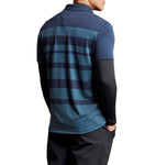 Lyle & Scott Lightweight Wide Stripe Polo -Navy