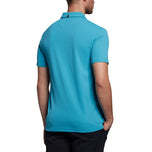 Lyle & Scott Tonal Eagle Tech 칼라 로고 폴로 -Moonstone Blue