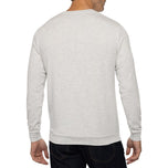Travis Mathew Gulf City Crewneck- Heather Light Grey