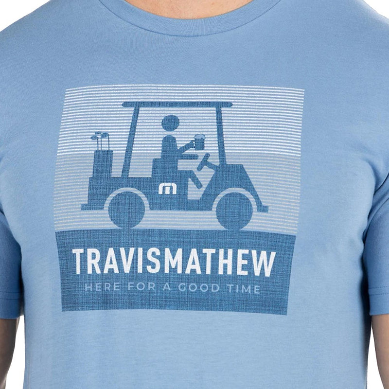 Travis Mathew Smokey Air Golf Shirt - Riviera