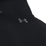 Under Armour Storm半拉链高尔夫中层 - 俯仰灰色/黑色