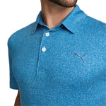 Puma Cloudspun 기본 골프 폴로 셔츠 - 레이크 블루