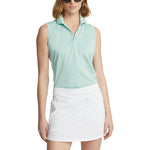 RLX Ralph Lauren 여성용 투어 퍼포먼스 민소매 골프 셔츠 - 에이프릴 그린