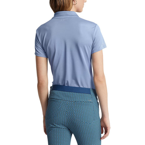 RLX Ralph Lauren 여성용 투어 퍼포먼스 골프 셔츠 - 채널 블루