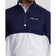 RLX RALPH LAUREN PEACHED AIRFLOW JERSEY 1/4 ZIP MIDLAYER- 순수한 화이트/ 프랑스 해군
